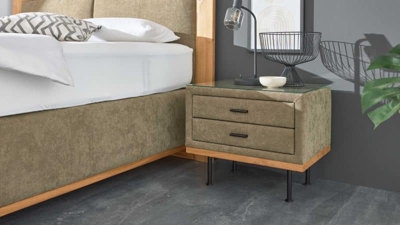 Interliving Boxspringbett Serie 1415 - Nachtkommode NK I823